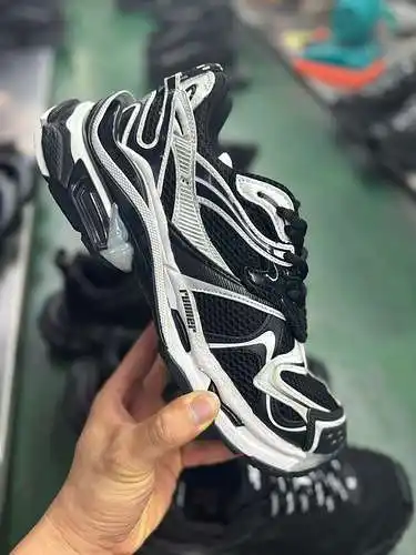 Balenciaga 7.0 blanco y negro m puro original ⚡️  Balenciaga Runner grahti atadura de malla baja oci