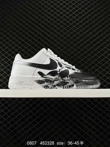 Cuatro pares de zapatillas deportivas casuales multifuncionales Nike Air Force Low Air Force 1 de ga