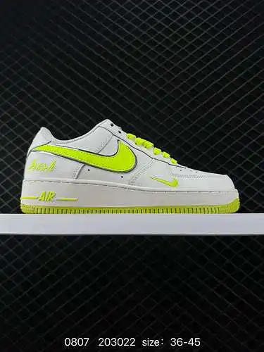 Nike Air Force Low Air Force 1 zapatillas deportivas casuales multifuncionales de ayuda baja. La amo