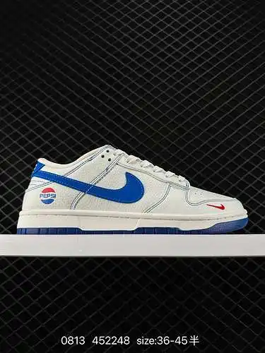 24 NK SB Dunk Low Pepsi aniversario zapatos casuales personalizados de alta gama de gama baja