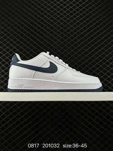 6 Nike Air Force '7 Low Air Force 1 zapatillas casuales multifuncionales de suela gruesa de banda ba
