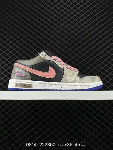 2 [zapatillas personalizadas] Jordan Air Jordan Low panda prank Pioneer Knights Heart of the Sand Lo