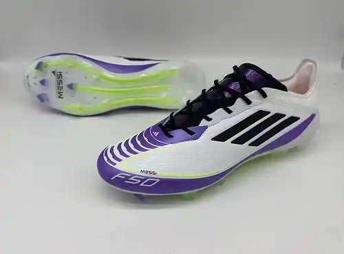Llegada) Adidas Eurocopa con colores F50 + zapatillas de fútbol ultraligeras FG clavos Adidas F50 FG