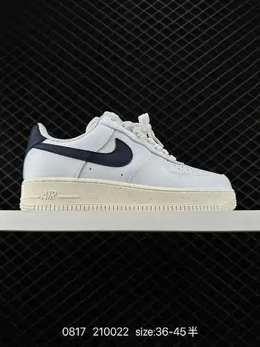 Nike Air Force '7 Low Air Force 1 zapatillas casuales multifuncionales de suela gruesa de banda baja