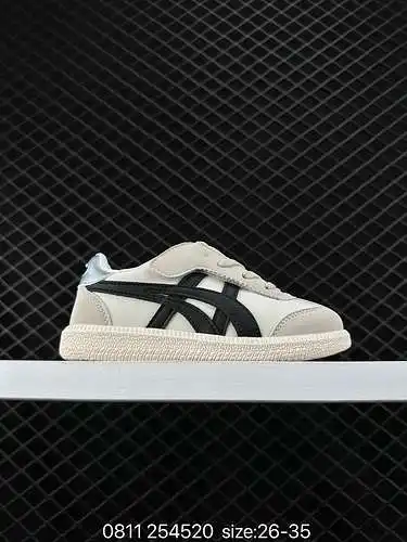 Zapatos infantiles súper lindos ASICS Onitsuka Tiger tokuten hebilla mágica retro zapatillas de corr