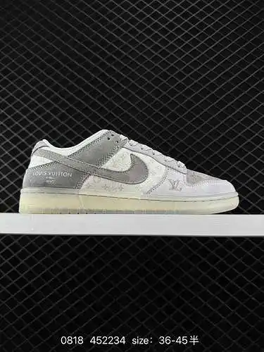 7 LV x nike dunk Low beige Crystal bottom, un zapato que aboga por romper las restricciones de diseñ