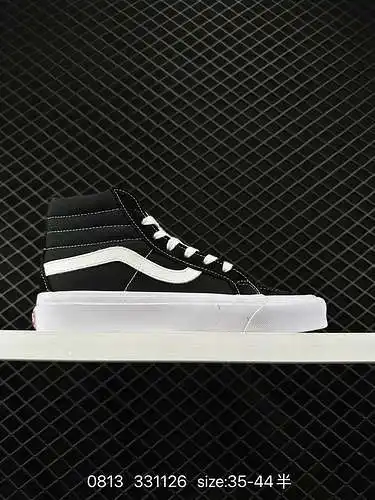 Tres VANS Vault og sk8 de media y alta gama en blanco y negro VANS oficial de alta gama zapatos de l