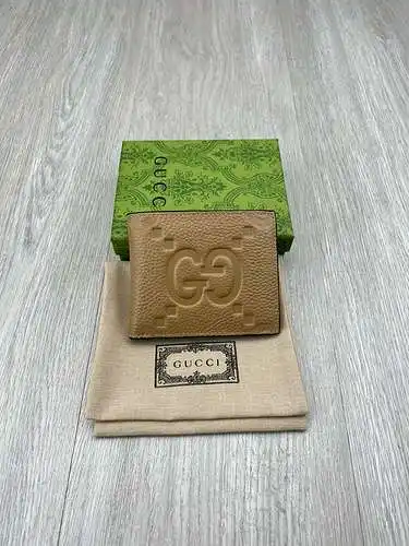 Billetera de clip corto gucci, bolso de mujer gucci, bolso gucci, bolsa de regalo de entrega de alta
