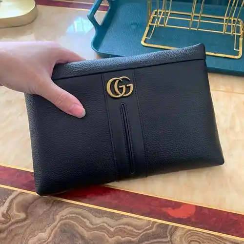 Bolso gucci, bolso Gucci para hombres, bolso de cuero importado, bolsa de regalo de entrega de alta 