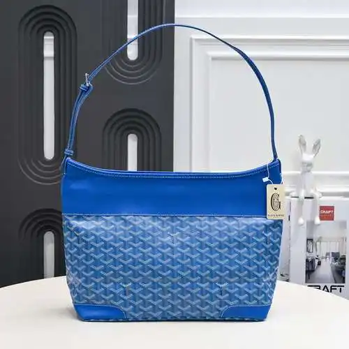 Bolso de axila goyard, bolso de mujer elegante, bolso de bolso elegante de cuero de vaca original im