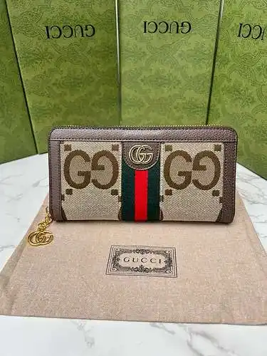 Billetera de clip largo gucci, bolso de mujer gucci, bolso gucci, bolsa de regalo de entrega de alta