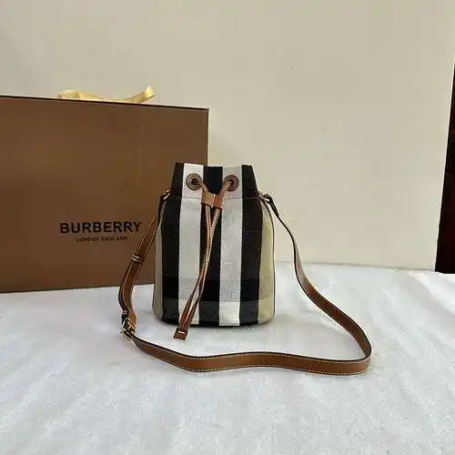 Bolsa de cubo Burberry bolsa de mujer Burberry bolsa de regalo de entrega de réplicas de alta gama d
