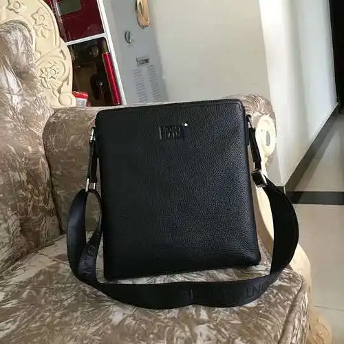 Bolso de hombro de montblank, bolso de hombre de montblank, bolso de hombro de cuero de vaca origina