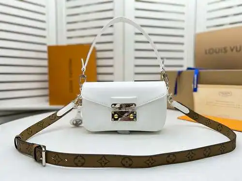 Bolso de hombro LV bolso de mujer LV bolso de entrega de alta calidad de cuero de vaca original impo