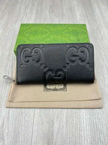 Billetera de clip largo gucci, bolso de mujer gucci, bolso gucci, bolsa de regalo de entrega de alta