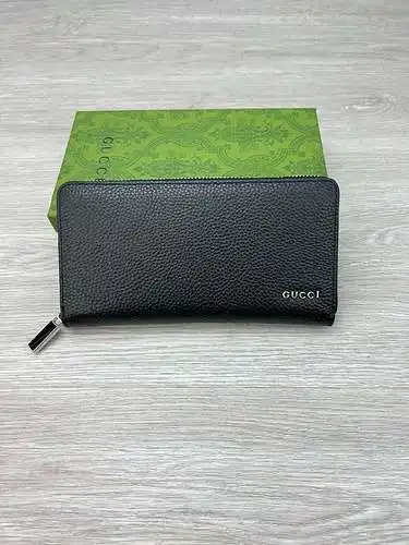 Billetera de clip largo gucci, bolso masculino gucci, bolso gucci, bolsa de regalo de entrega de alt
