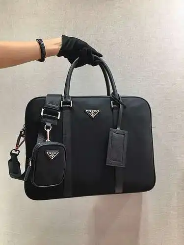 Maletín prada, bolso Prada para hombres, bolso prada, bolsa de regalo de entrega de alta calidad de 