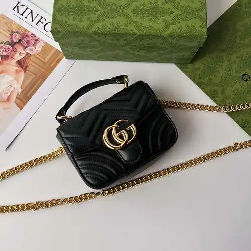 Bolsa de cadena gucci, bolsa de mujer gucci, bolsa de hombro gucci, bolsa de regalo de entrega de al