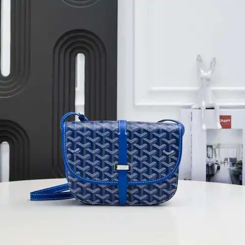 Bolsa de silla de montar goyard, bolsa de mujer goya, bolsa de hombro goya, piel de vaca original im