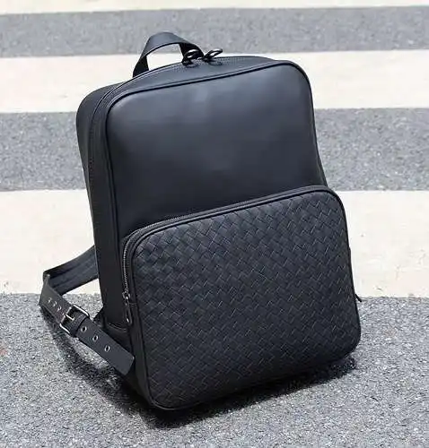 Mochila bv, bolsa de hombre baodie, bolsa de hombro baodie, cuero de alta calidad importado, imitaci