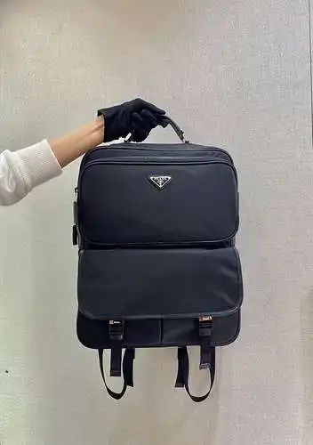 Mochila prada, bolso Prada para hombres, bolso prada, réplica original de alta gama de cuero de prim