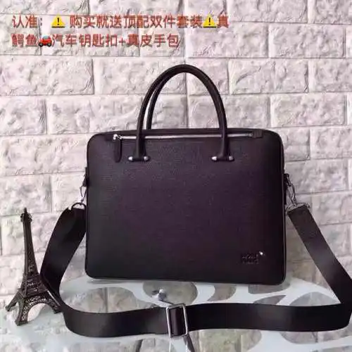 Maletín mountblanc bolso mountblanc bolso para hombres mountblanc bolso corredizo con piel de vaca o