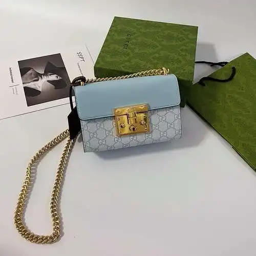 Bolsa de cadena gucci, bolsa de mujer gucci, bolsa de hombro gucci, bolsa de regalo de entrega de al