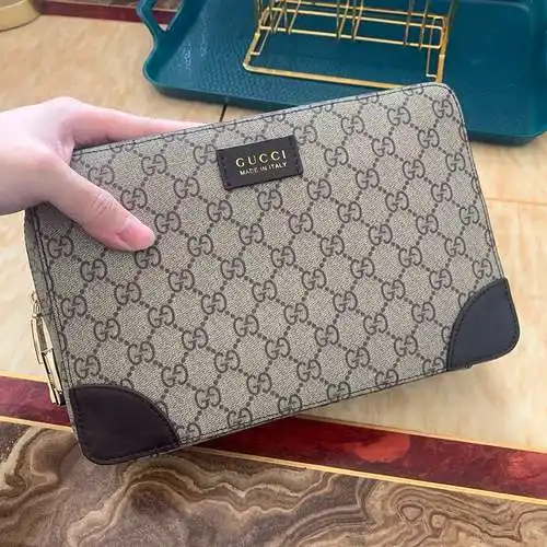 Bolso gucci, bolso Gucci para hombres, bolso de cuero importado, bolsa de regalo de entrega de alta 