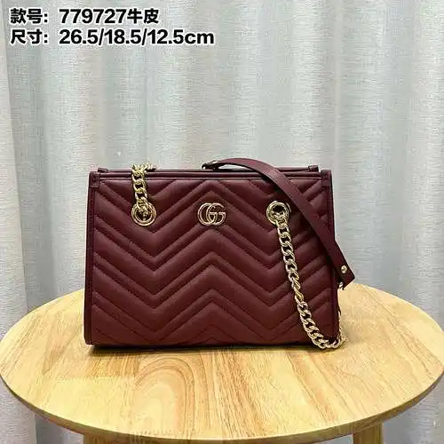 Bolso de hombro gucci, bolso de mujer gucci, bolso de hombro Gucci hecho de cuero de vaca original i