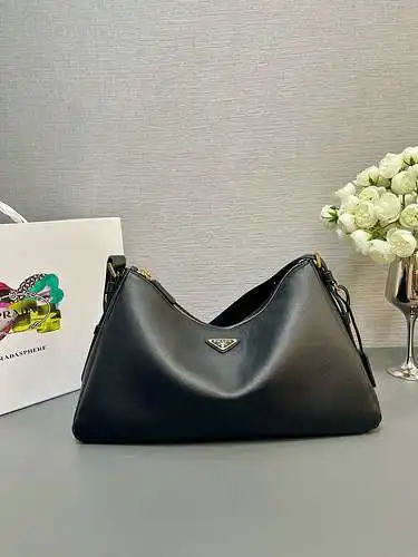 Bolso de hombro prada, bolso de mujer prada, bolso de bolso prada, réplica de alta gama de cuero ori