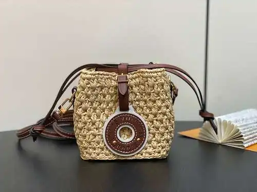 Bolsa de cubo lv, bolsa de mujer lv, bolsa de hombro lv, cuero de alta calidad importado, imitación 