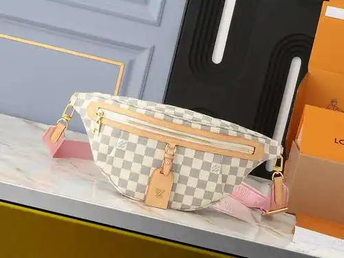 Bolso de cintura LV bolso de mujer LV bolso de entrega de alta calidad de cuero de vaca original imp