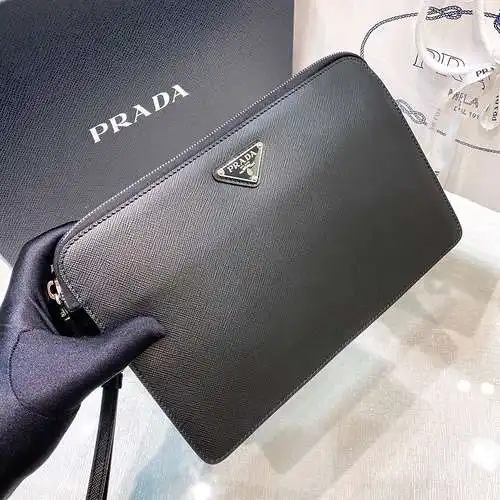 Bolso prada, bolso Prada para hombres, bolso prada, bolsa de regalo de entrega de alta calidad de cu