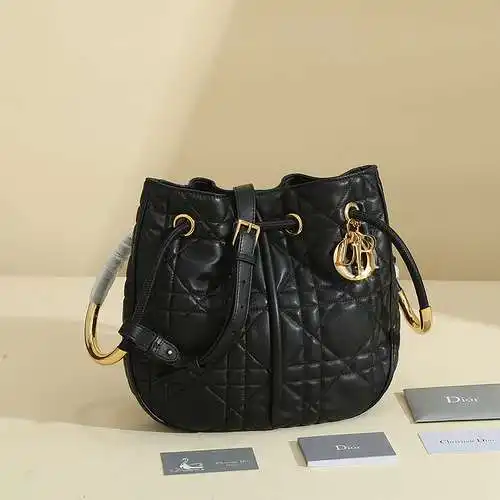 Bolso Dior bucket, bolso dior, bolso dior, bolso dior, réplica original de alta gama de cuero de pri