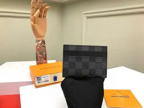 Clip de tarjeta LV bolsos para hombres LV bolsos importados de cuero original bolsas de regalo de en