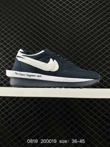 9 sacai x Nike ldwaffle waffle deconstruye el diseño conjunto de zapatillas de correr de alta gama, 