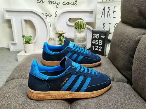 122dadidas original handball spzl zapatos de tablero bajo para hombres y mujeres cómodos, de moda, l