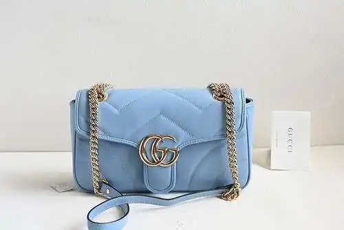 Bolsa de cadena gucci, bolsa de mujer gucci, bolsa de hombro gucci, cuero de alta calidad importado,