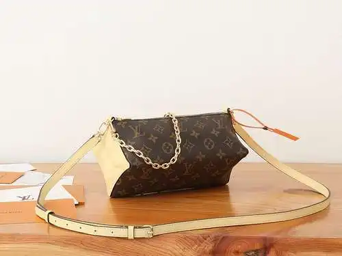 Bolso de hombro lv, bolso de mujer lv, bolso de hombro lv, réplica original de alta gama de cuero de