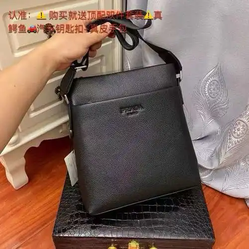 Bolso de hombro prada, bolso de hombre prada, bolso de hombro prada, bolsa de regalo de entrega de a