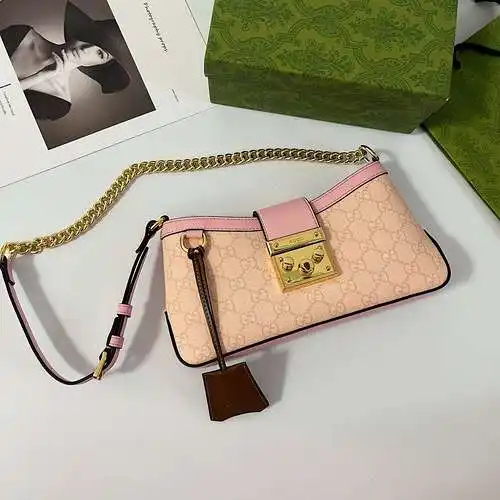 Bolso axilar gucci, bolso de mujer gucci, bolso de hombro Gucci hecho de cuero de vaca original impo