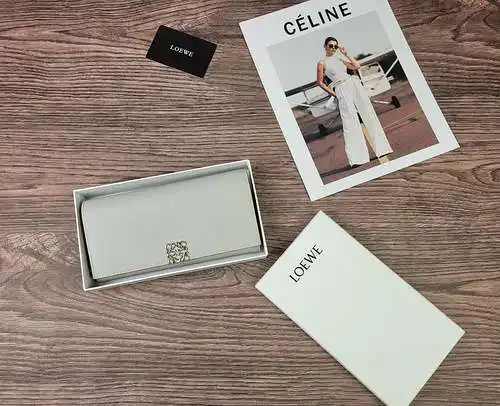 Billetera de clip largo loewe, bolso de Sra. Luo yiwei, bolso de Luo yiwei, bolsa de regalo de entre