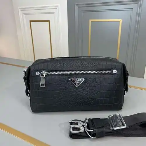 Bolso de hombro prada, bolso de hombre prada, bolso de hombro prada, bolsa de regalo de entrega de a