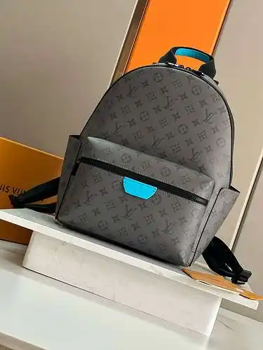 Mochilas lv, bolsos para hombres lv, bolsos de hombro lv, cuero superior importado, grabado de alta 