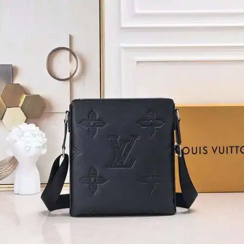 Bolso de hombro LV bolso para hombres LV bolso para hombres LV bolso para llevar bolsa de regalo de 