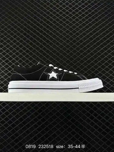 9 Converse one Star ox rayas finas zapatos negros one Star serie de placas sulfuradas multifuncional