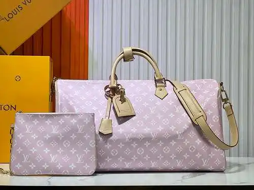 Bolsa de viaje LV la bolsa de regalo de entrega de alta calidad de cuero de vaca original importado 