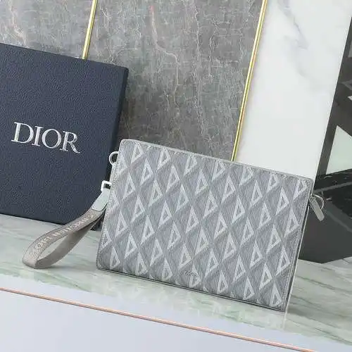 Bolso dior, bolso Dior para hombres, bolso Dior de cuero importado, bolsa de regalo de entrega de al