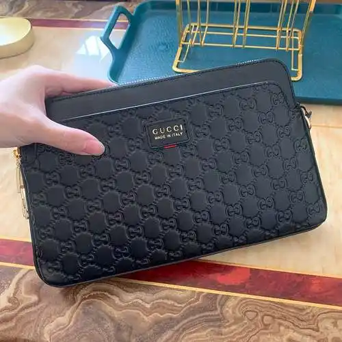 Bolso gucci, bolso Gucci para hombres, bolso de cuero importado, bolsa de regalo de entrega de alta 