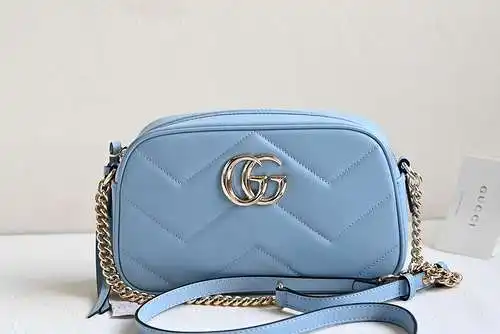 Bolsa de cadena gucci, bolsa de mujer gucci, bolsa de hombro gucci, cuero de alta calidad importado,